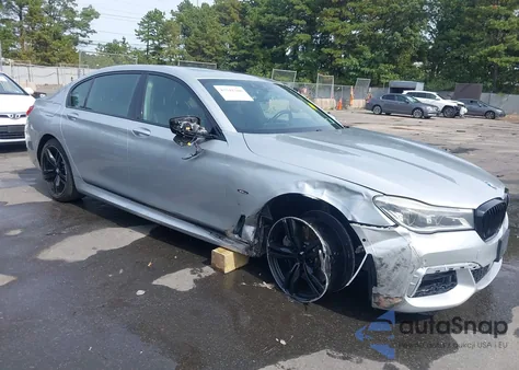 2016 BMW 750I xDrive из США, поврежденный, VIN WBA7F2C53GG419278